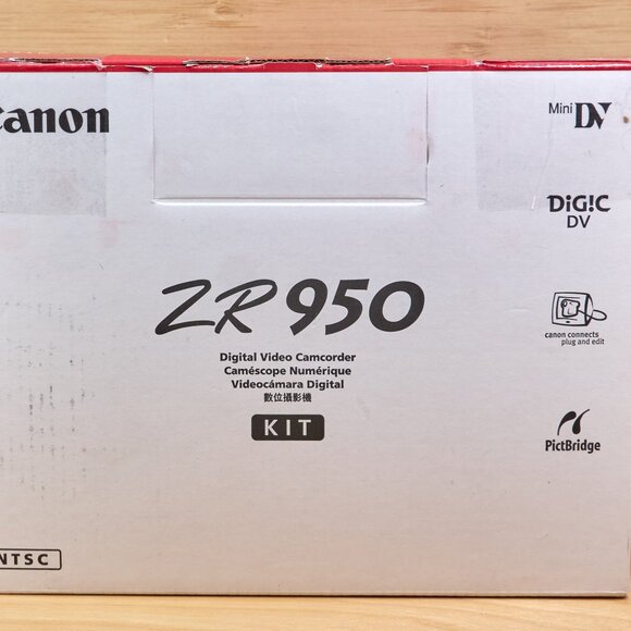 Canon ZR950 (NTSC) MiniDV Camcorder with 48x Optical Zoom, Made in Japan - Picture 1 of 11
